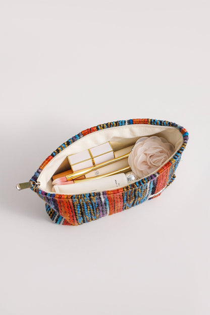 Vintage Knitted Travel Makeup Bag