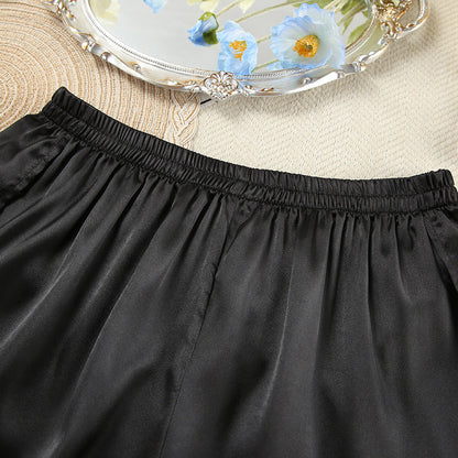 Flounce Solid Color Sexy Sleepwear Sets