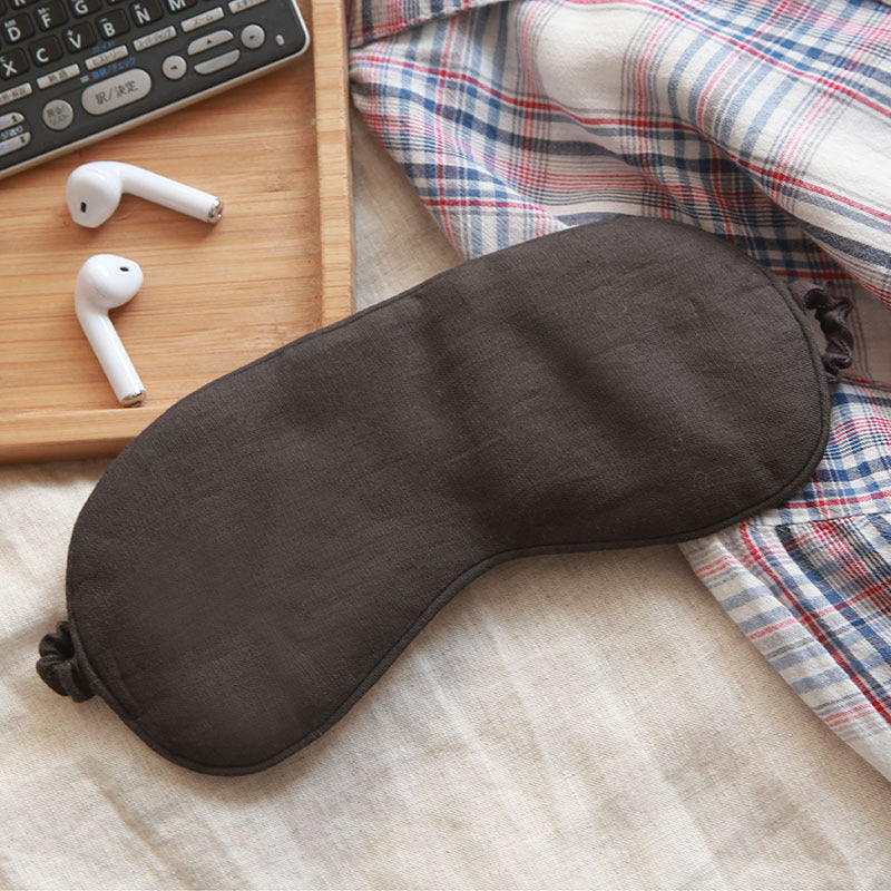 Pure Linen Sleep Blocking Light Eye Mask