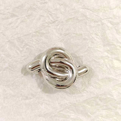 Minimalist Metal Geometric Gold Hair Ties