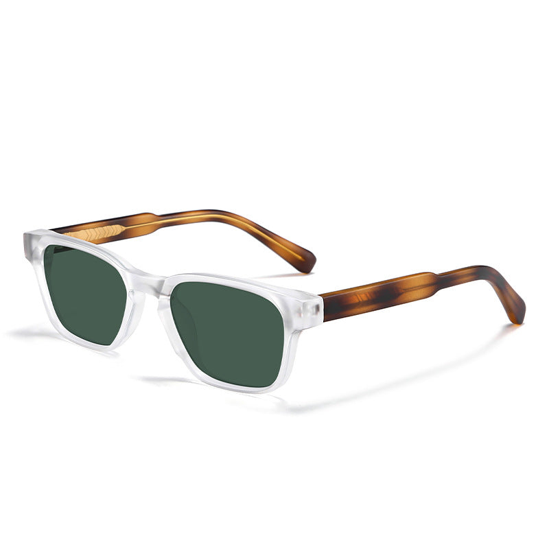 Color Block Frame Polarized Sunglasses