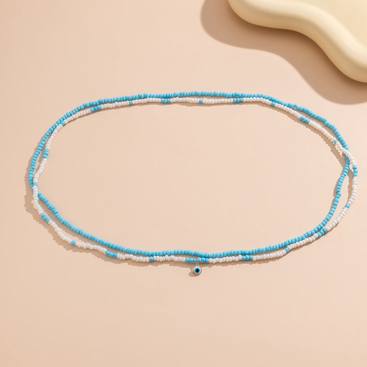 Simple Beaded Shell Waist Chain