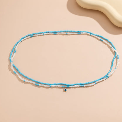 Simple Beaded Shell Waist Chain