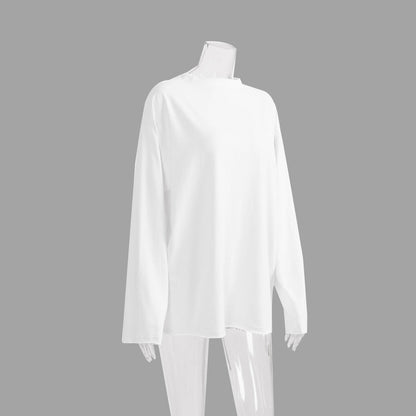 Solid Color Casual Oversize Classic T-Shirt