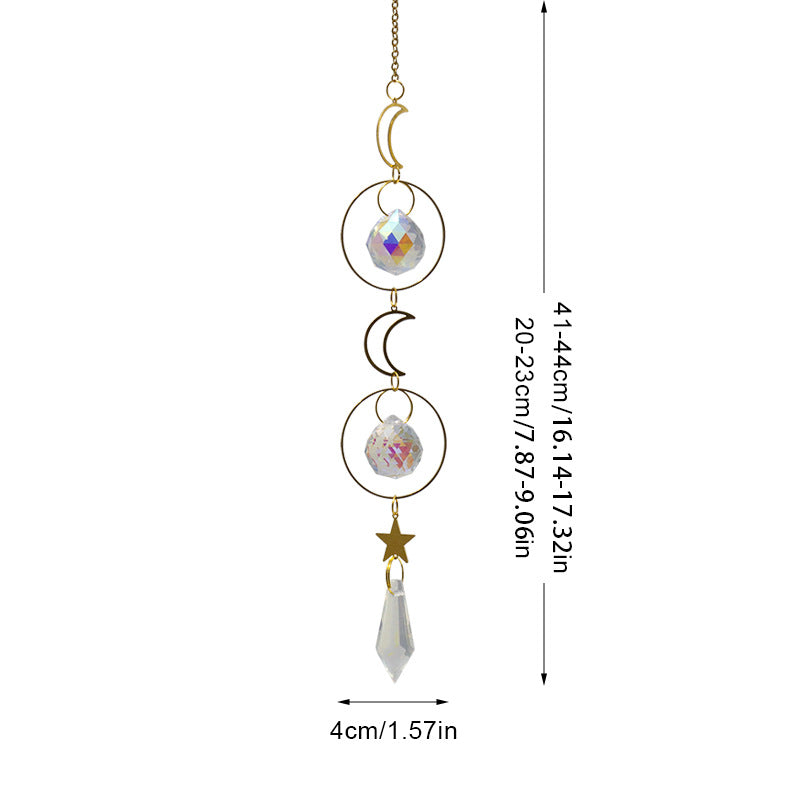 Sun Star Colorful Hanging Crystal Decoration