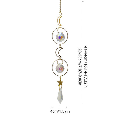 Sun Star Colorful Hanging Crystal Decoration