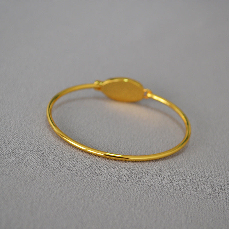 Elegant Colorful Opal Gold Plated Bracelet