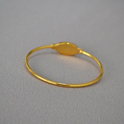 Elegant Colorful Opal Gold Plated Bracelet