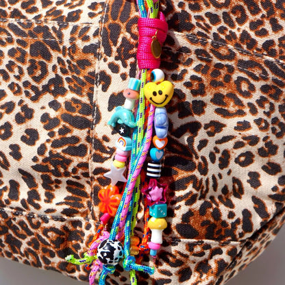Cute Colorful Cartoon Braided Bag Charm