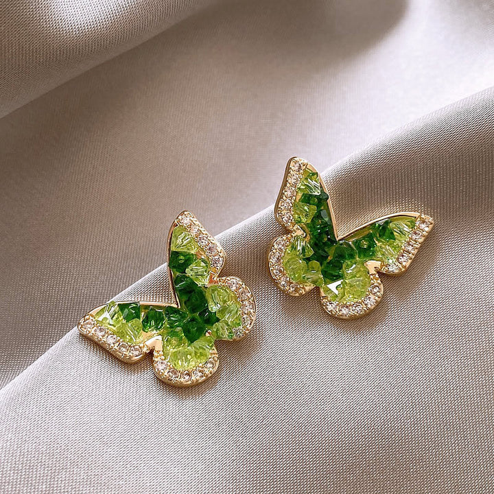Green Earrings