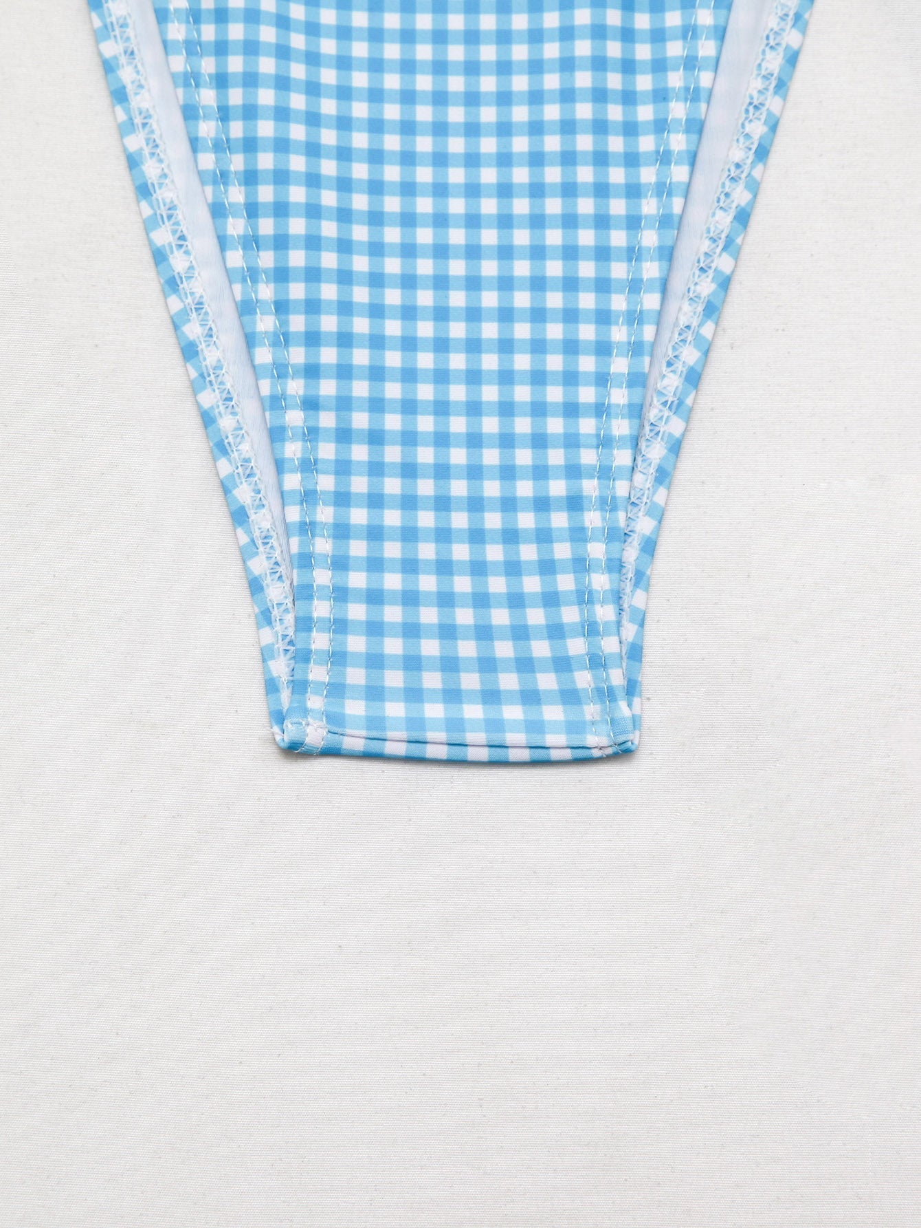 Cute Floral Gingham Bikini Swimwear