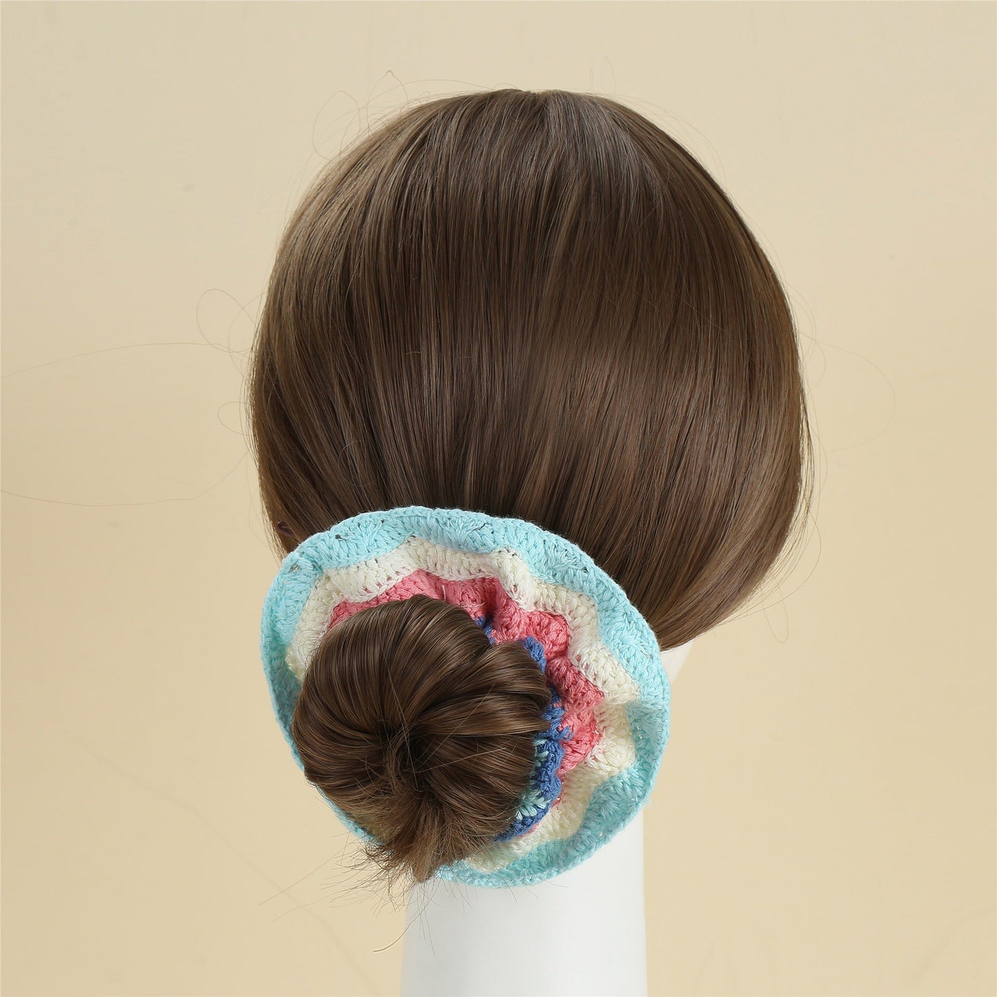 Sweet Colorful Flower Handmade Crochet Scrunchies