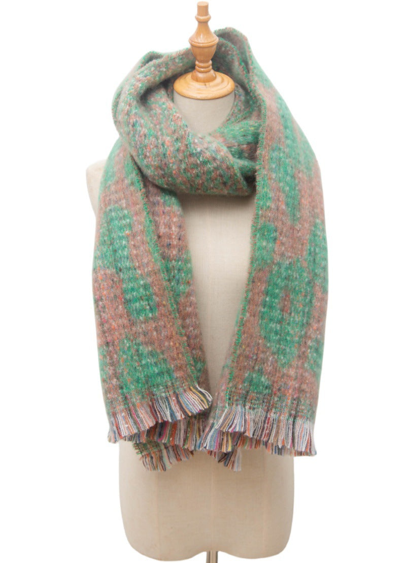 Leopard Print Contrast Color