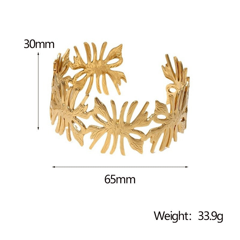 Vintage Irregular Hollow Geometric Bracelet