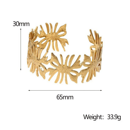 Vintage Irregular Hollow Geometric Bracelet