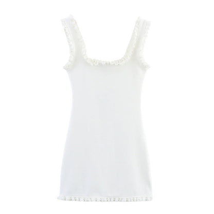 Trendy Sexy Floral Straps Mini Dress