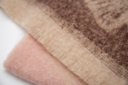 Leaf Print Gradient Color Scarves