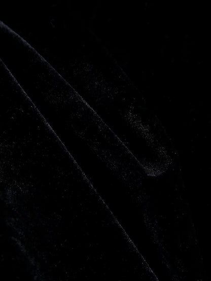 Vintage Flower Embroideries Open Front Vest