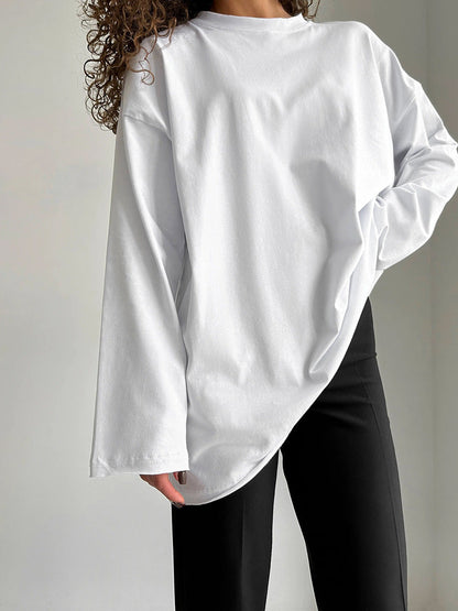 Solid Color Casual Oversize Classic T-Shirt