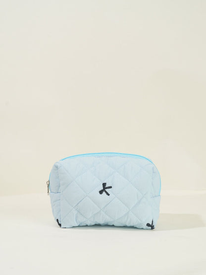 Bows Print Large Capacity Make Up Bag