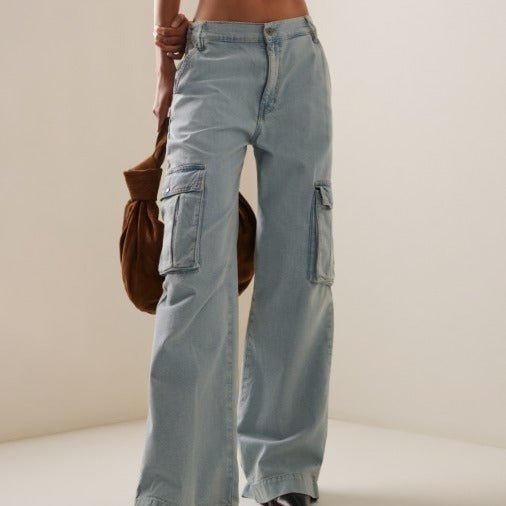 Loose High Waist Denim Jeans Wide Leg Jeans