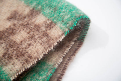 Plaid Print Contrast Color Scarves