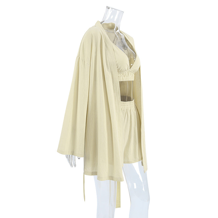 Solid Color Sexy Homewear Sets