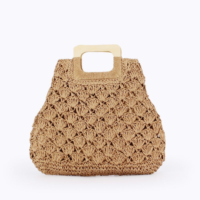 Simple Large Capacity Handmade Straw Bags