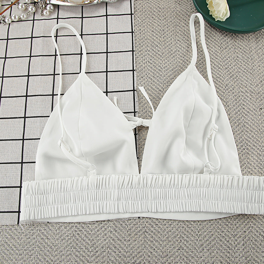 3PCS Solid Color Split Homwear Sets