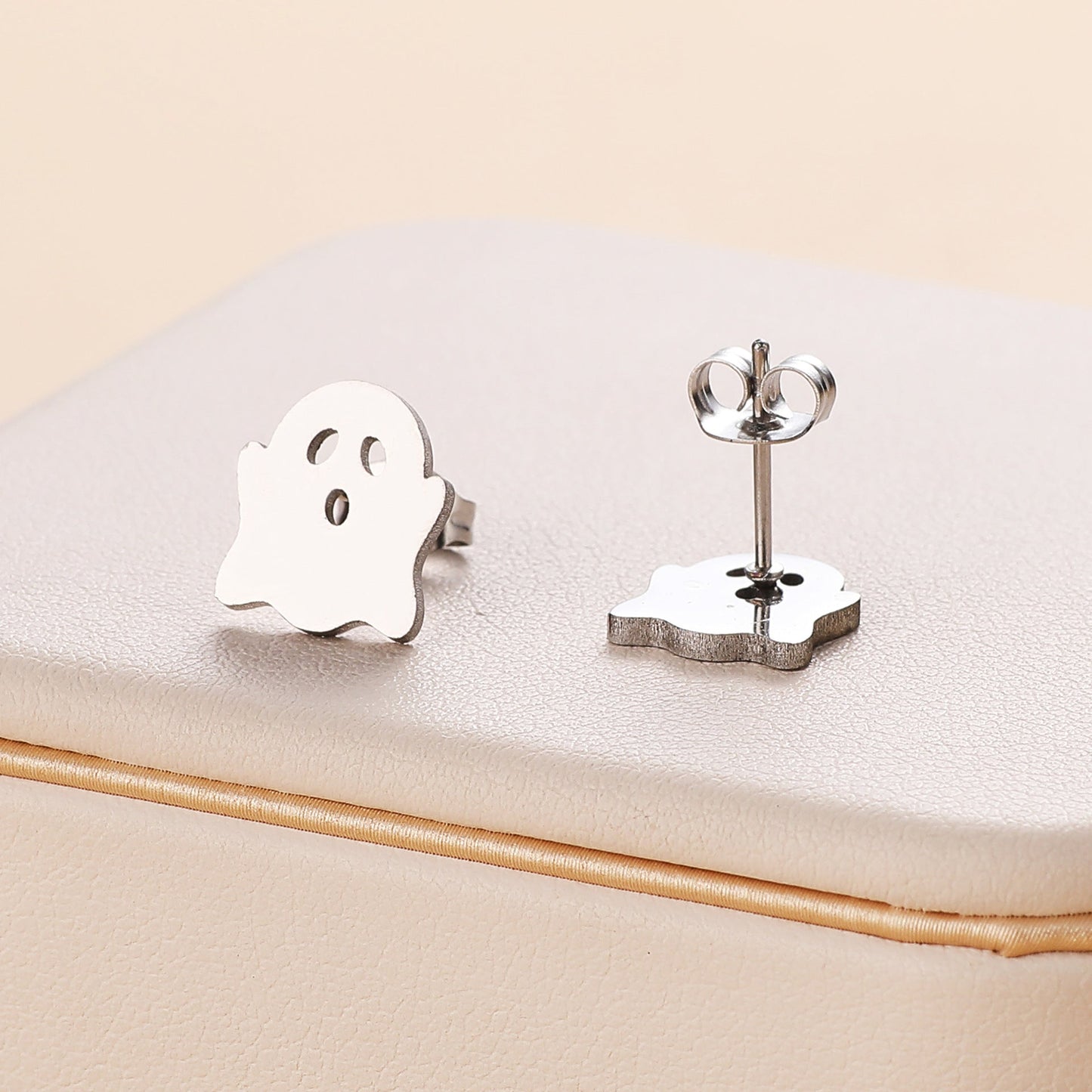 Funny Halloween Small Ghost Stud Earrings