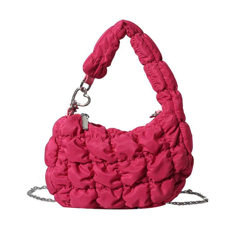 Cute Cloud Puffer Chain Mini Handbag