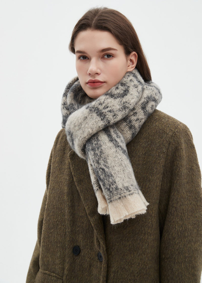 Plaid Print Vintage Scarves