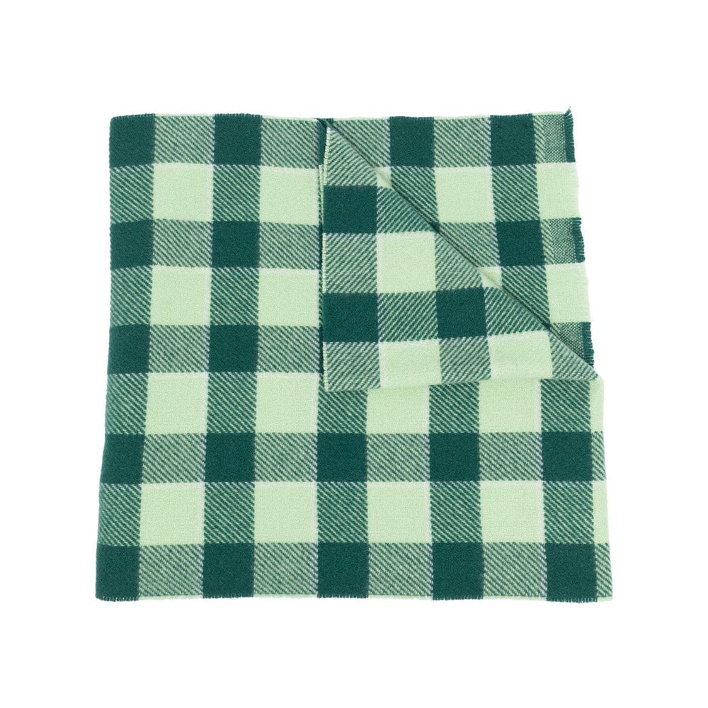 2+ Vintage Plaid Tassel Knit Scarves