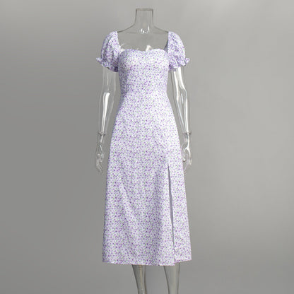 Sexy Off-Shoulder Floral Maxi Dress