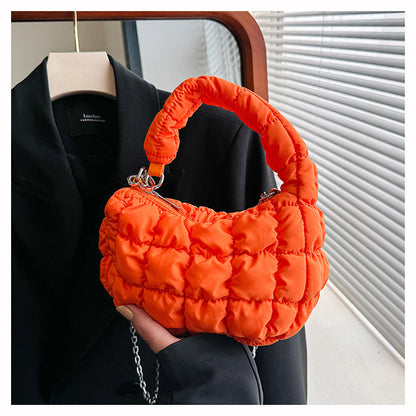 Cute Cloud Puffer Chain Mini Handbag