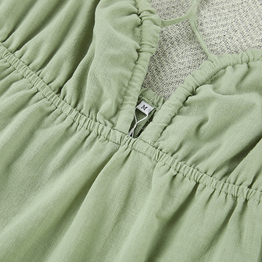 Sexy Hellow Backless Sleepwear Dress