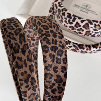 Leopard Print Sponge Wide Headnands