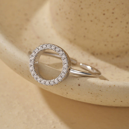 Zircon Adjustable Fine Layered Rings