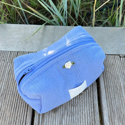 Solid Color Sweet Portable Make Up Bag