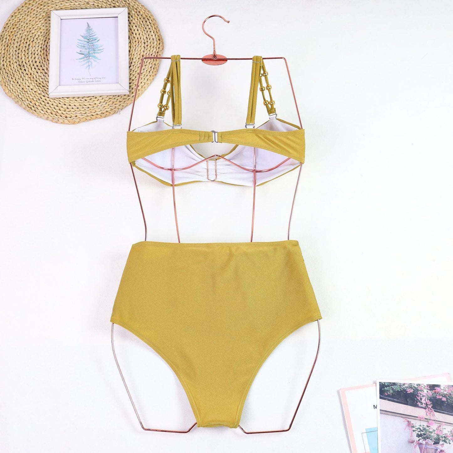 Sexy Hollow Out Swimwear with Cover Dress