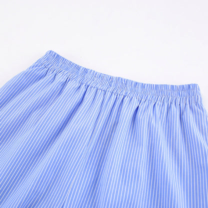 Trendy Striped Tops and Pants Sets