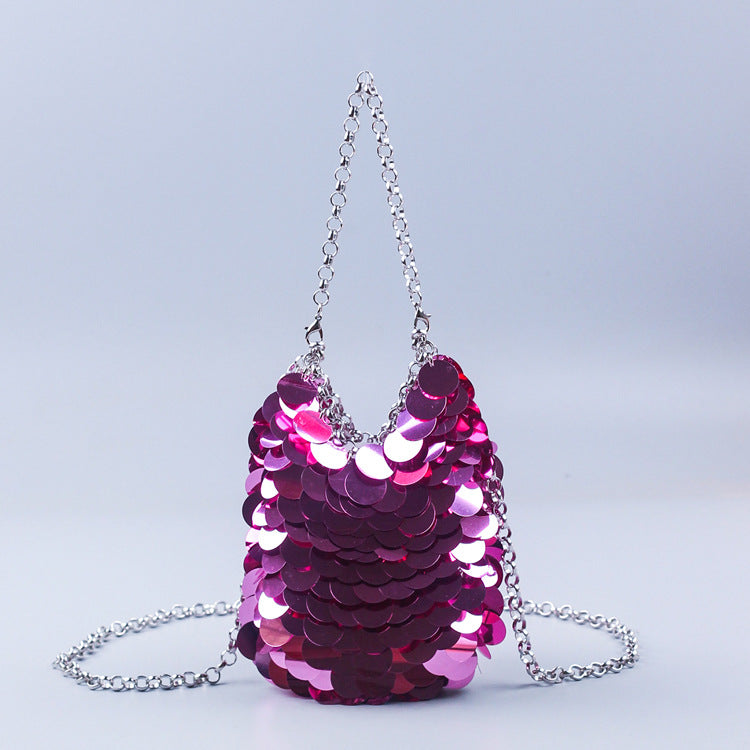 Glitter Sequin Bag Handmade Shoulder Bag