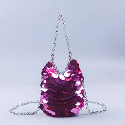 Glitter Sequin Bag Handmade Shoulder Bag