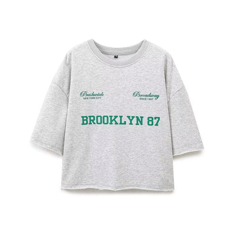 Casual Short Sleeve Top and Shorts Set