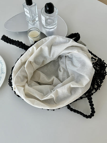 Simple Hollow Braided Shoulder Bags