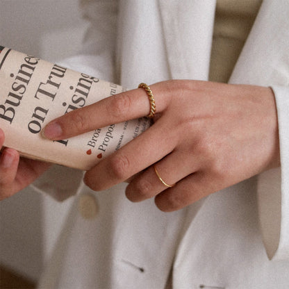 Simple Braided Twist Ring