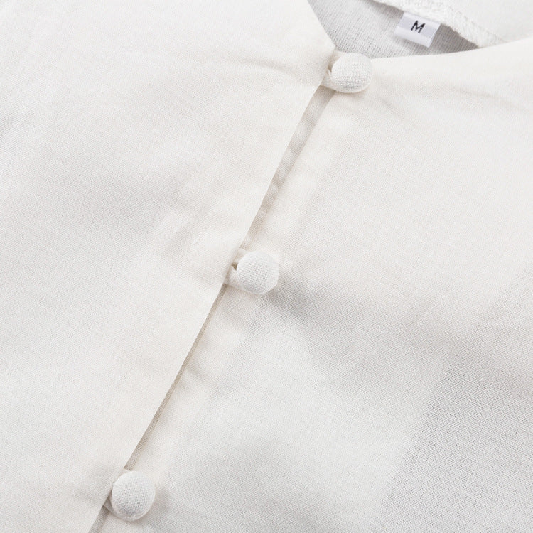 Solid Color Flounce Top Short Set