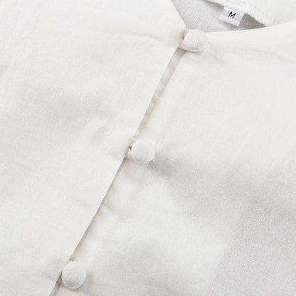 Solid Color Flounce Top Short Set