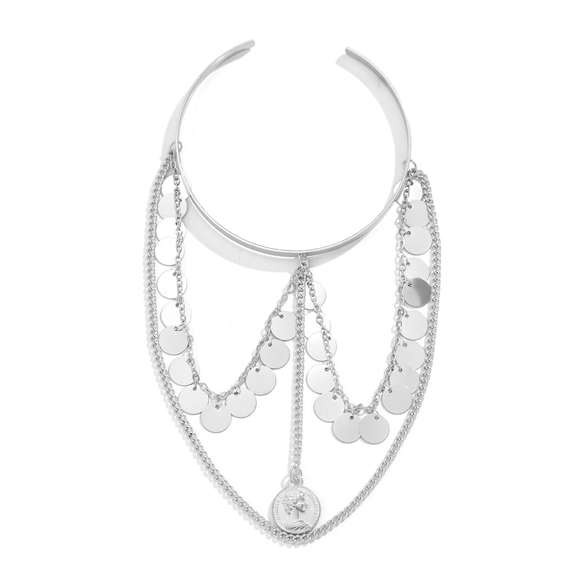 Vintage Punk Tassel Chain Arm Cuff