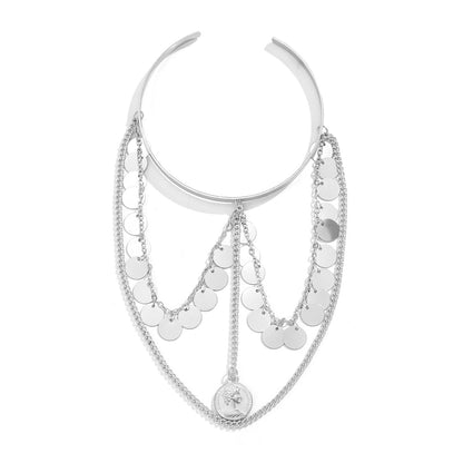 Vintage Punk Tassel Chain Arm Cuff